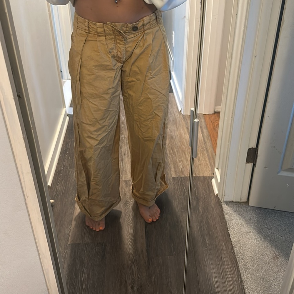 Free people wide leg pants